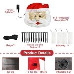 14ft Inflatable Santa Claus Christmas Yard Decor