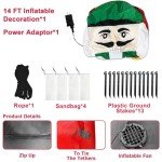 Giant Inflatable Nutcracker Soldier Christmas Decoration