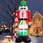 Giant Inflatable Nutcracker Soldier Christmas Decoration