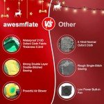 20FT Inflatable Santa with Candy Cane & Gifts