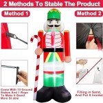 Giant Inflatable Nutcracker Soldier Christmas Decoration