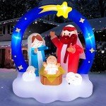 Christmas Nativity Scene Inflatable Outdoor Decoration