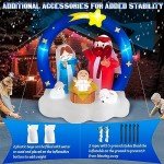 Christmas Nativity Scene Inflatable Outdoor Decoration