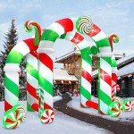 Giant 13FT LED Lighted Christmas Inflatable Archway
