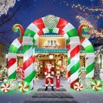 Giant 13FT LED Lighted Christmas Inflatable Archway