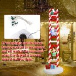 Joliyoou 10FT Christmas Inflatable Ladder Decor