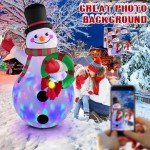 6 FT Inflatable Christmas Snowman with LED Lights