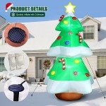 Giant 10FT Inflatable Christmas Tree Yard Decor