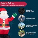 6 FT Inflatable Santa with Gift Bag for Christmas