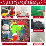 Green Grinch Window Inflatable Christmas Decoration 4FT
