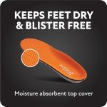 Sof Sole Athlete Gel-Cushioned Trim-to-Fit Insole