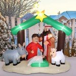 6 ft Inflatable Christmas Nativity Scene Decoration