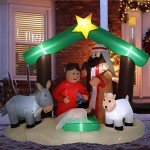 6 ft Inflatable Christmas Nativity Scene Decoration