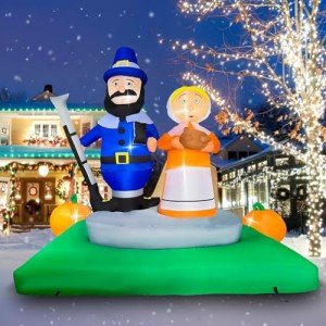 7FT LED Christmas Jesus Inflatable Yard Decor
