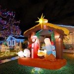 6.5 ft Inflatable Christmas Nativity Scene Decoration