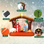 6.5 ft Inflatable Christmas Nativity Scene Decoration