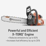 Husqvarna 435 16-Inch Gas Chainsaw with Smart Start