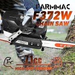 FARMMAC F372W 71cc Gas Chainsaw for Logging