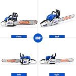 20-Inch 62cc Gas Chainsaw for Outdoor Use