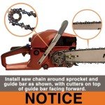 Gas Powered Chainsaw for Tree Cutting - 22 Inch