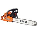20" Gas-Powered Chainsaw for Cutting Wood Trees