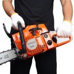 20" Gas-Powered Chainsaw for Cutting Wood Trees