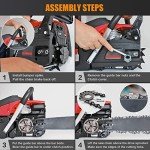 58CC 3.2HP 20-Inch Gas Chainsaw for Cutting