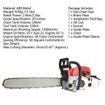 58CC Gas Chainsaw with 20-Inch Guide Bar