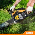 20" Gas Chainsaw with 62CC 3.4HP Engine