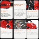 20-Inch Gas Chainsaw - 58CC High Power Logging