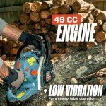 SENIX 4QL 18-Inch Gas Chainsaw for Trees