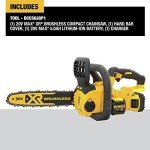 DEWALT 20V MAX XR 12-Inch Chainsaw Kit