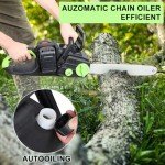 Brushless 16-Inch Cordless Electric Chainsaw with Battery