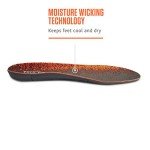 Sof Sole Men's Full-Length Athletic Insoles, Orange