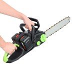 Brushless 16-Inch Cordless Electric Chainsaw with Battery