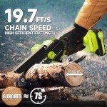 Cordless 6-Inch Mini Chainsaw for Easy Pruning