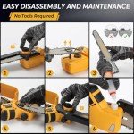TREXEEN 20V MAX Cordless Mini Chainsaw, 2-in-1