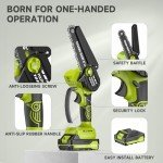 Cordless 6-Inch Mini Chainsaw for Easy Pruning