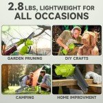 Cordless 6-Inch Mini Chainsaw for Easy Pruning