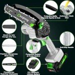 Portable Cordless Mini Chainsaw with 2 Batteries