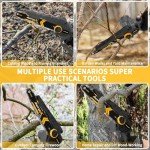 Cordless Mini Chainsaw Set with Batteries and Guides