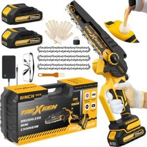 Portable 6-Inch Cordless Mini Chainsaw - 2024 Model
