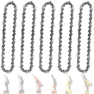 5 Pack 6-Inch Chainsaw Replacement Chains