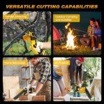 Portable 6-Inch Cordless Mini Chainsaw - 2024 Model