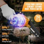 Cordless Mini Chainsaw for Garden and Tree Care