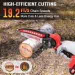 Cordless Mini Handheld Chainsaw for Easy Trimming