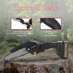 O-CONN Cordless Mini Chainsaw with Batteries and Chains