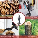 O-CONN Cordless Mini Chainsaw with Batteries and Chains
