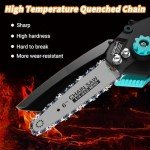 Cordless Mini Chainsaw Set with Rechargeable Batteries