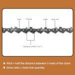 12-Inch Chainsaw Chain Replacement – 4 Pack